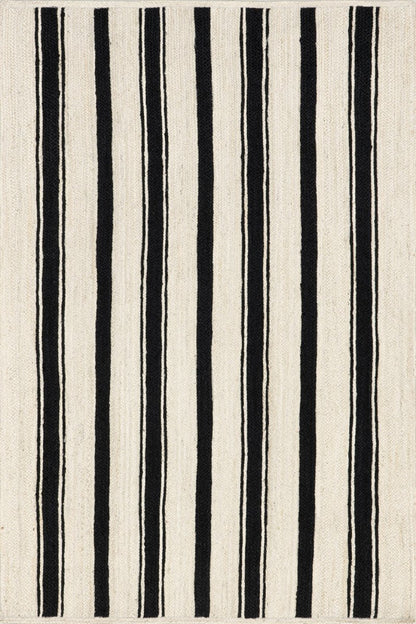 Lumina hand-braided jute area rug - main product view
