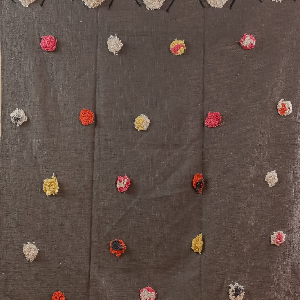 MALU - Decorative Embroidery Throw Blanket