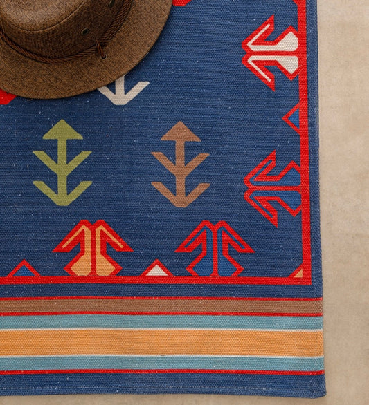 Midnight Nomad Arrow Rug
