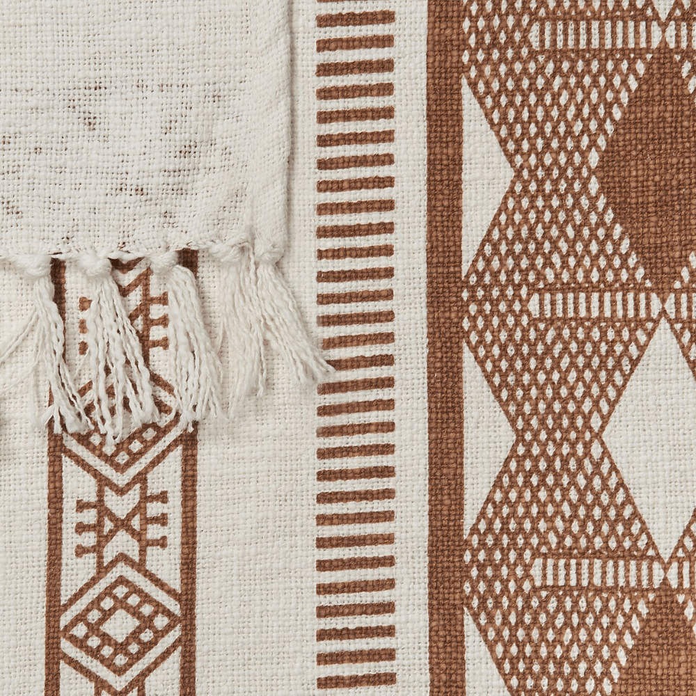 MORENA - Hand Block Printed Throw