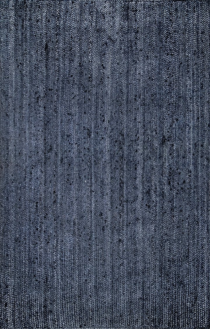 NAVY BRAIDED RUG