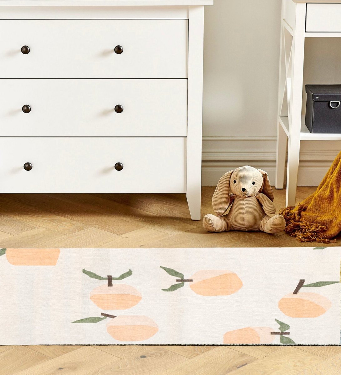Peach Orchard Kids rug - detail view