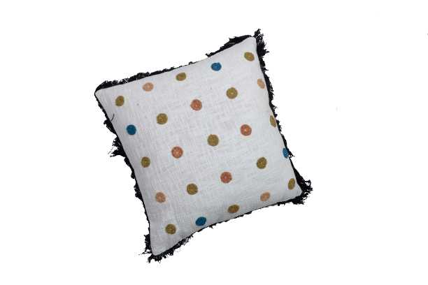POLKA DOT - Aari Embroidered Pillow Cover