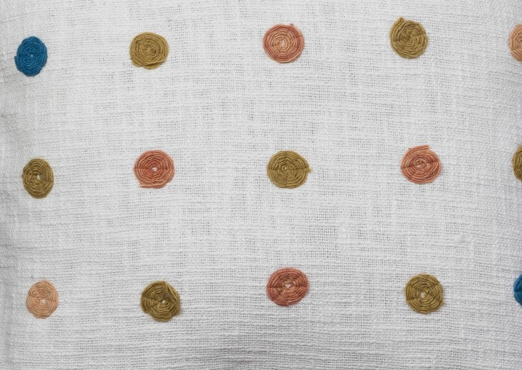 POLKA DOT - Aari Embroidered Pillow Cover
