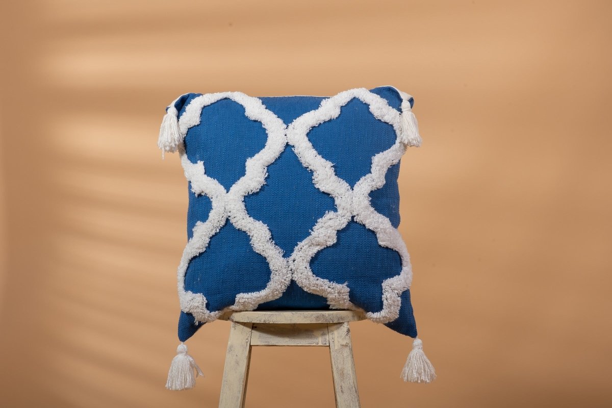 RHOEA - Designer Tufted Pillow Cover