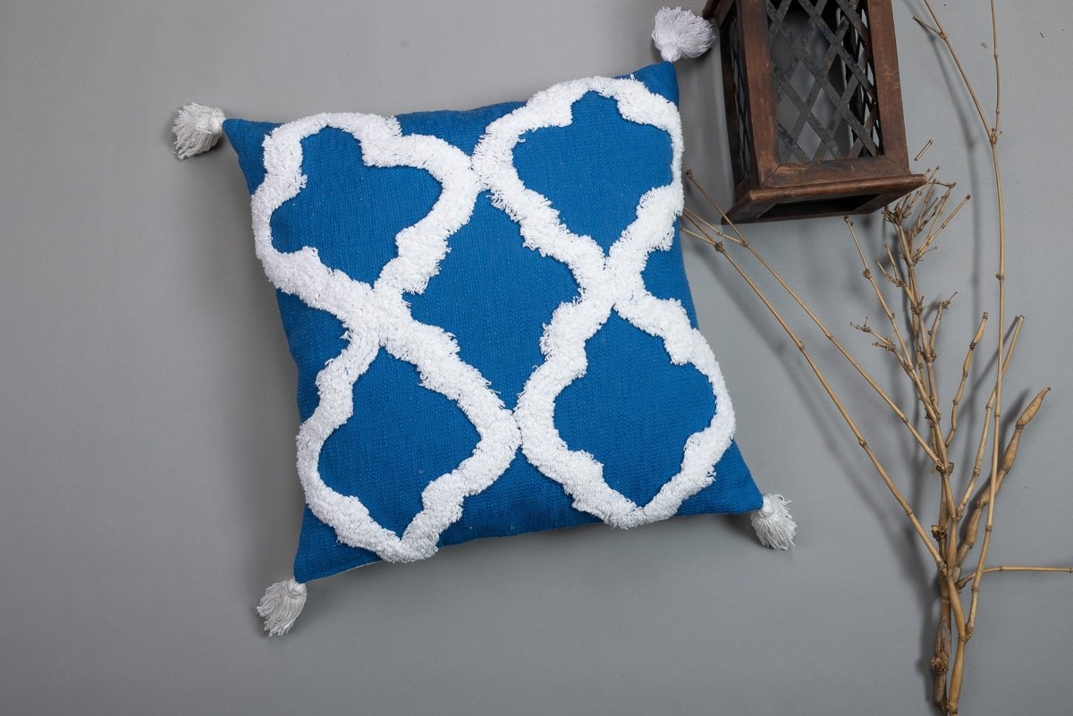 RHOEA - Designer Tufted Pillow Cover