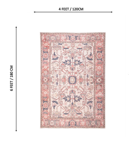 Rosewood Heritage Garden rug - back view