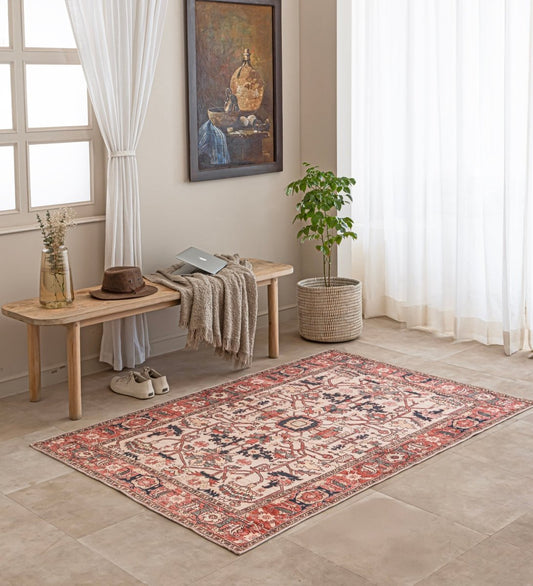 Rosewood Heritage Garden rug - styled room view