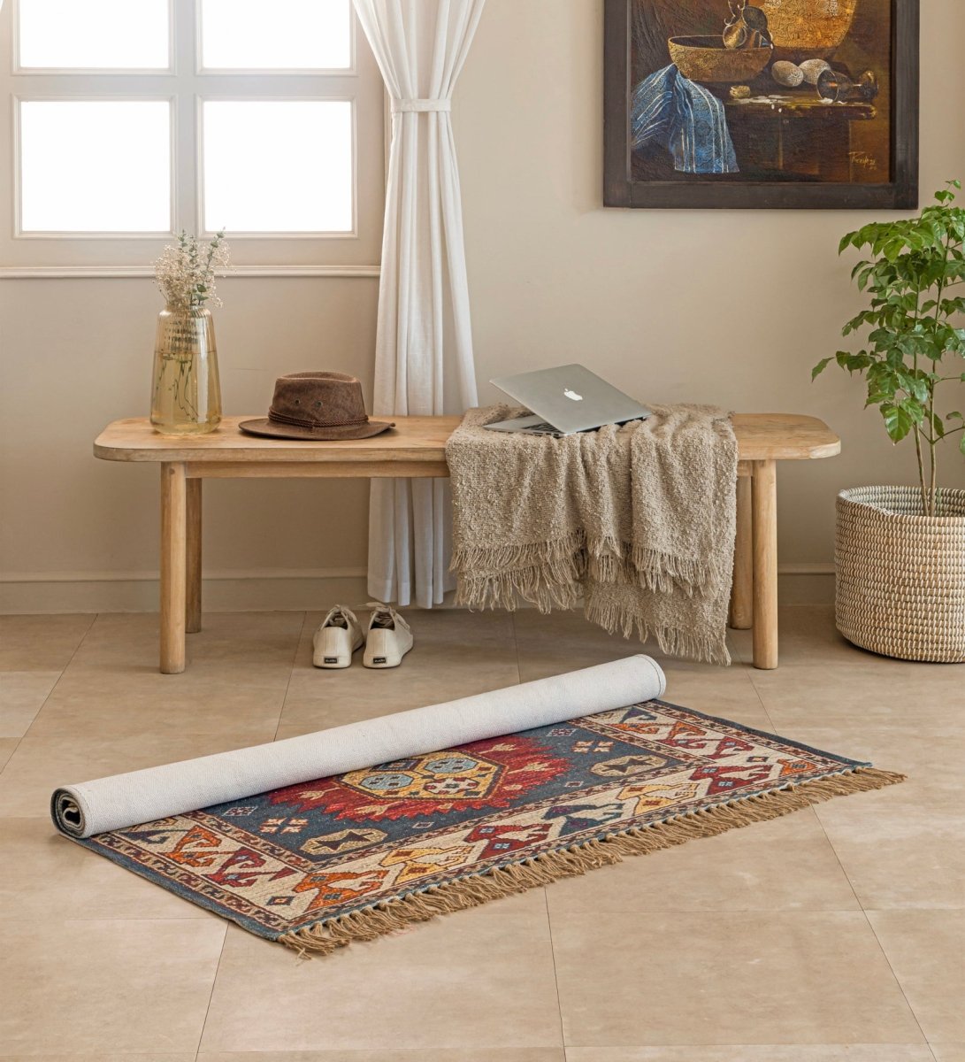 Royal Nomad Medallion rug - texture close-up