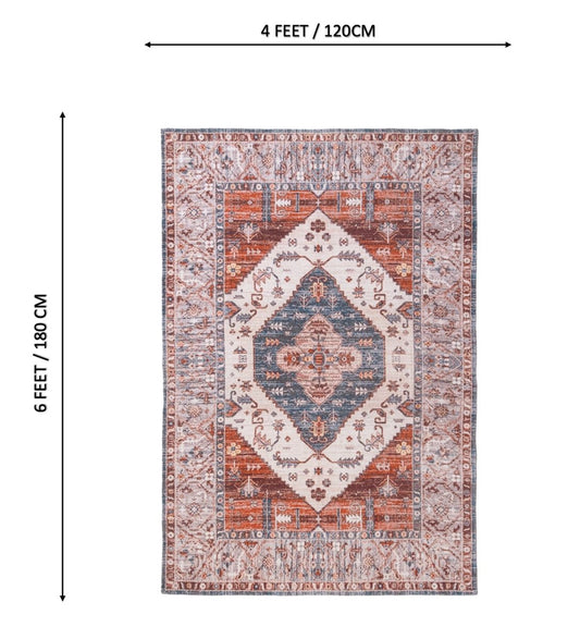 Rustic Medallion Heritage rug - size reference view