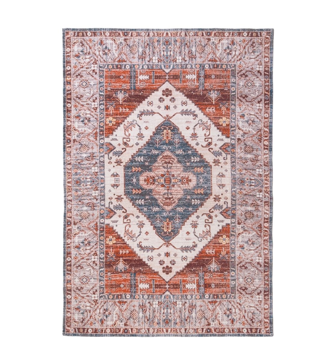 Rustic Medallion Heritage rug - styled room view
