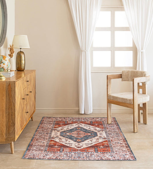 Rustic Medallion Heritage Rug