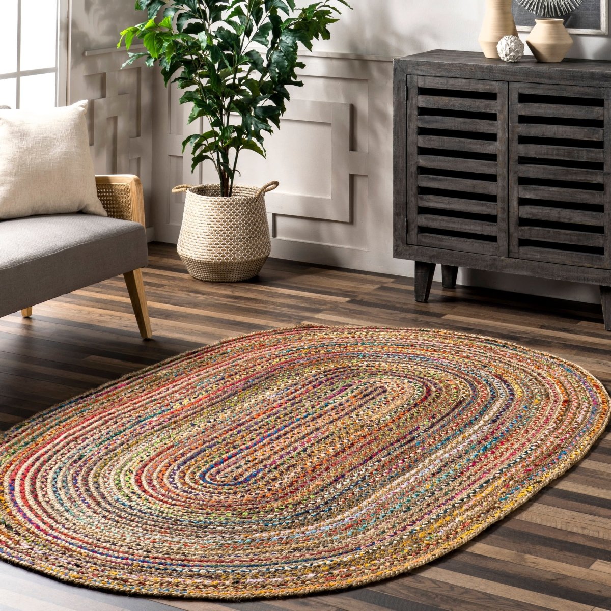 SHINE MULTI BRAIDED RUG