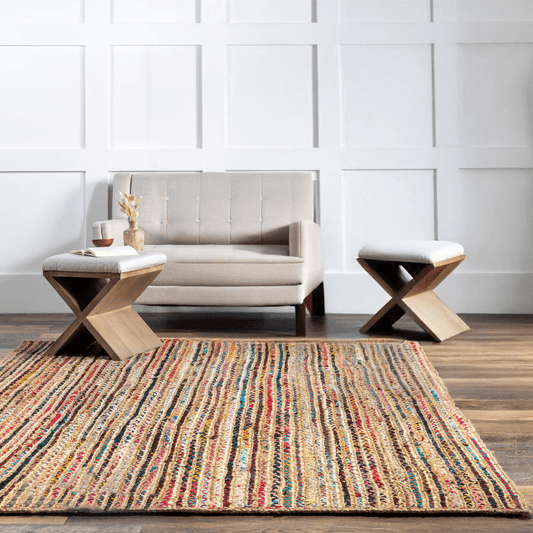 Shine rug - styled room view