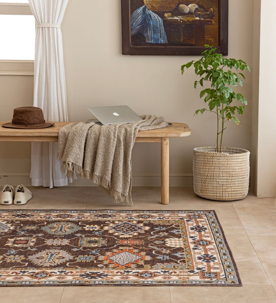 Slate Horizon Heritage rug - alternate angle
