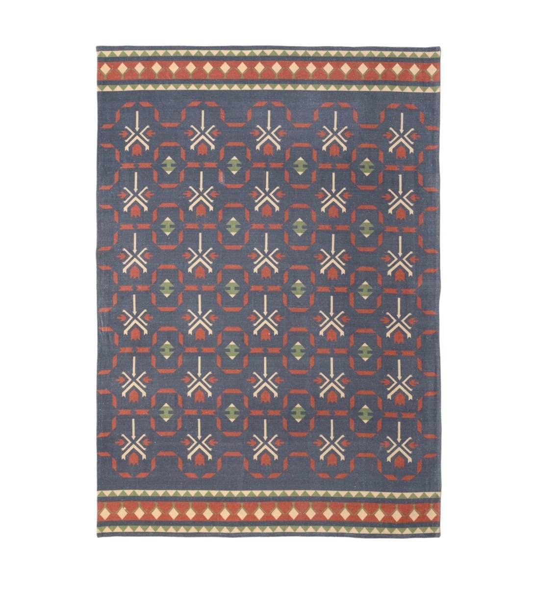 Slate Nomad Geometric rug - texture close-up