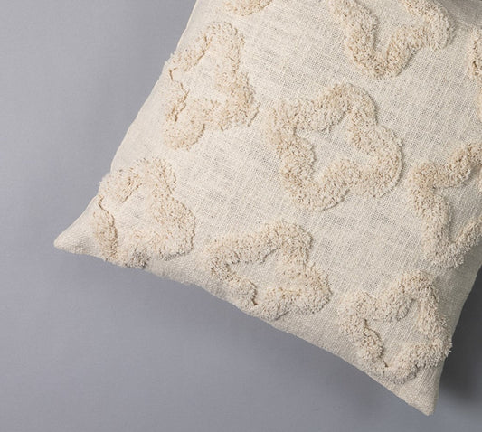 Soapwort pillow cover - detail view