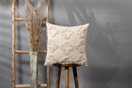 Soapwort pillow cover - styled room view