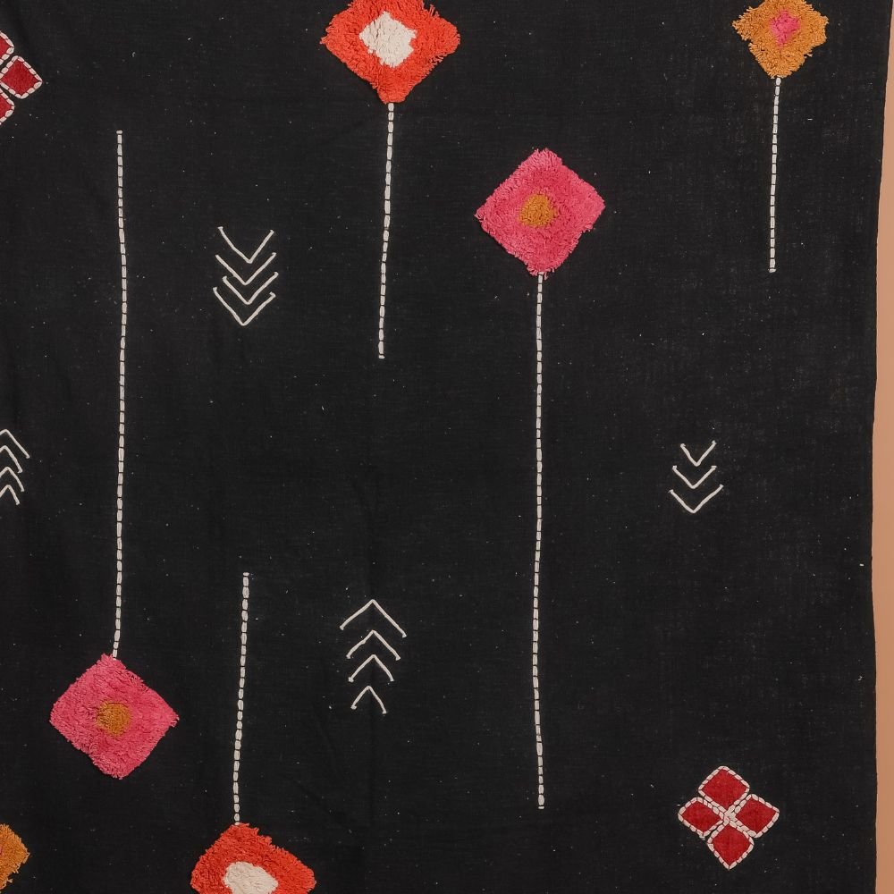 SUNWAL - Decorative Embroidery Throw Blanket