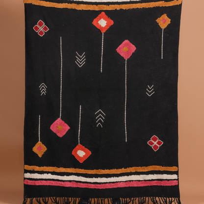 Sunwal handcrafted cotton throw blanket - main product view