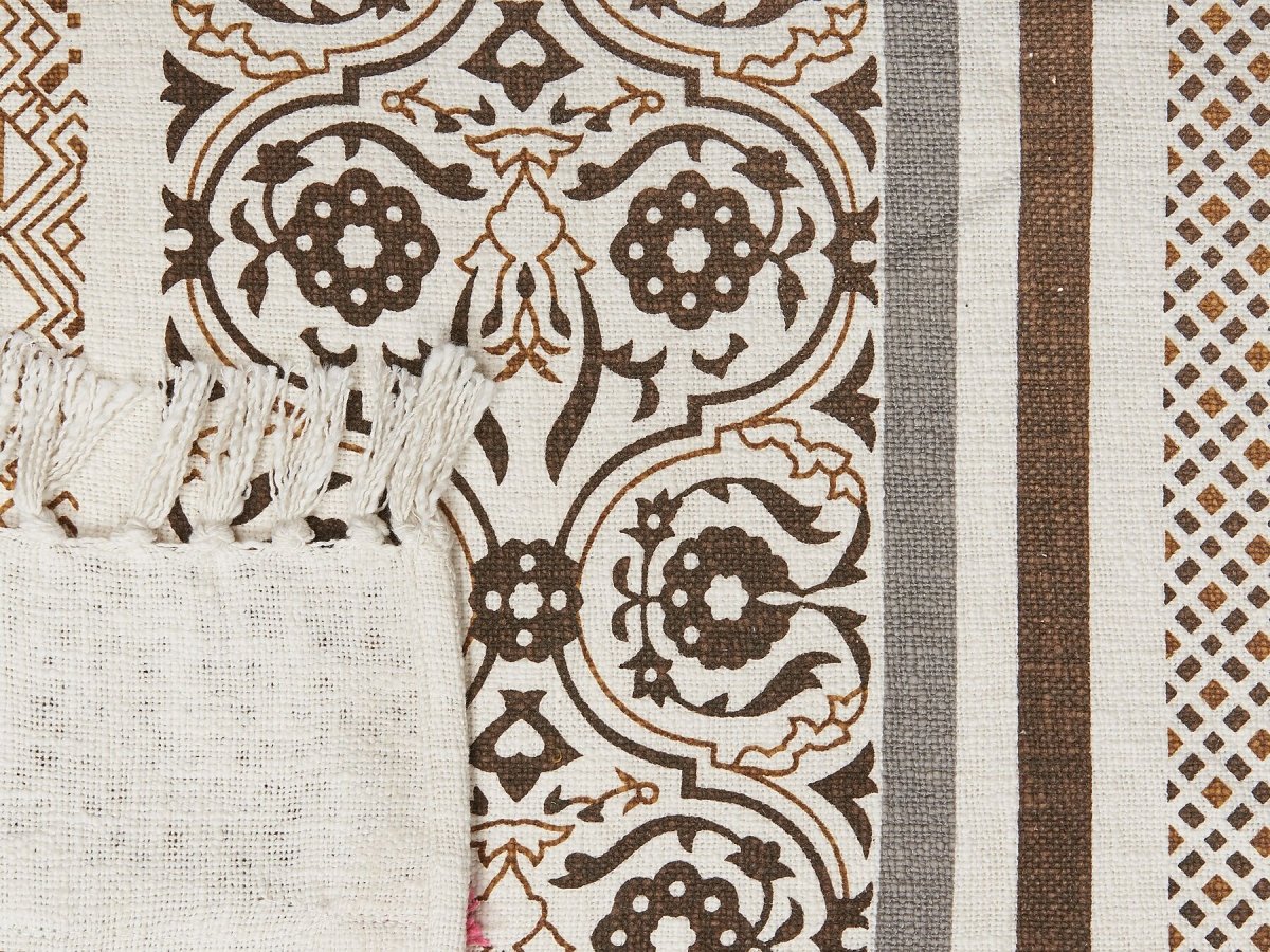 TADDART  -  Hand Block Printed Throw