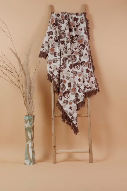 Tarlay throw - side view