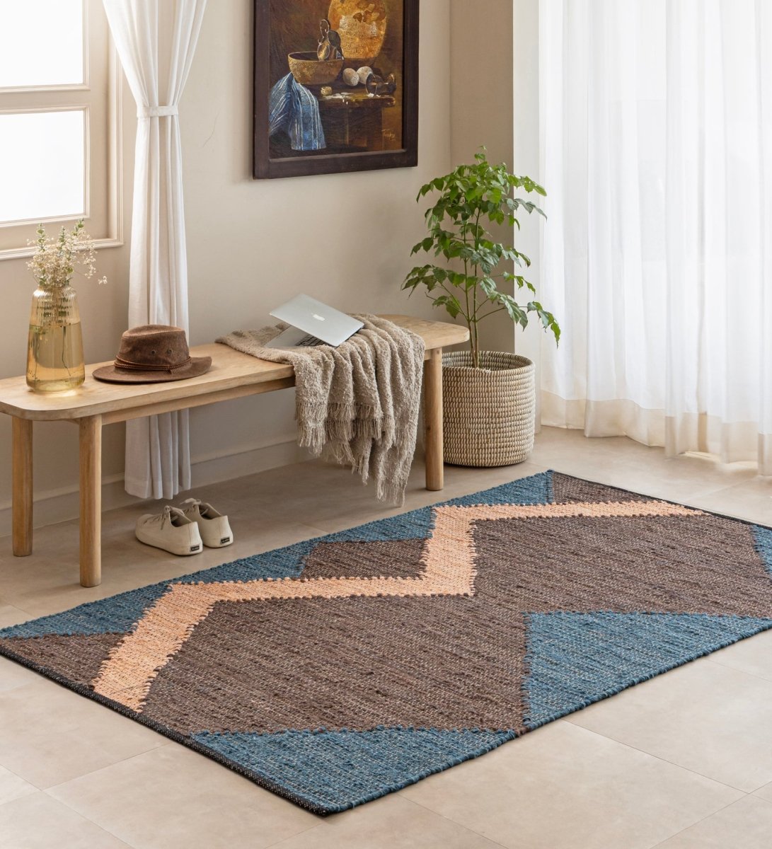 Terra Tide Hand Woven Chindi Rug