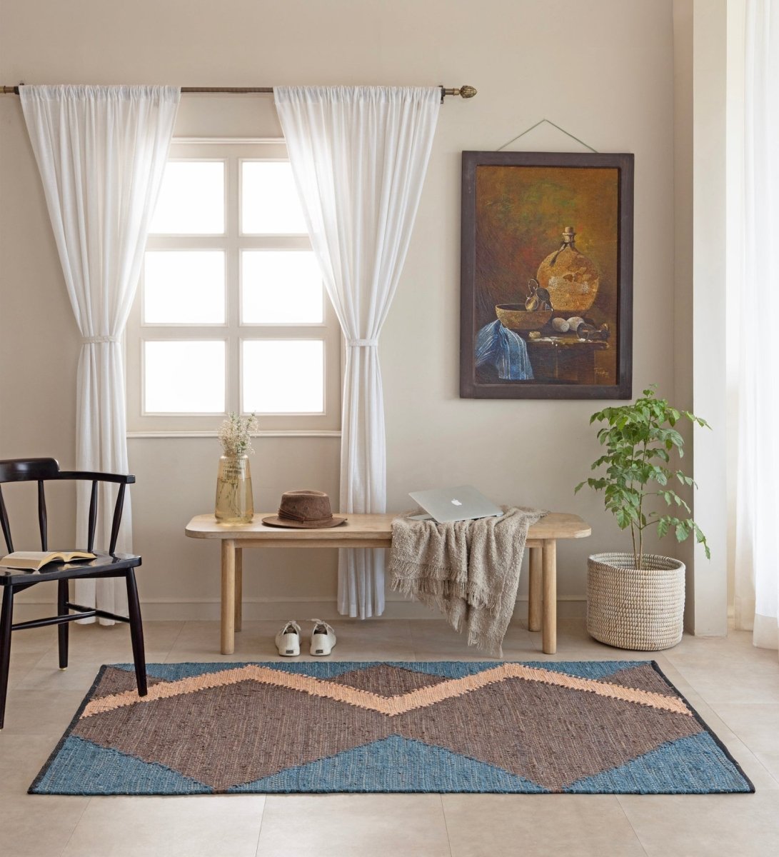 Terra Tide Hand Woven Chindi Rug