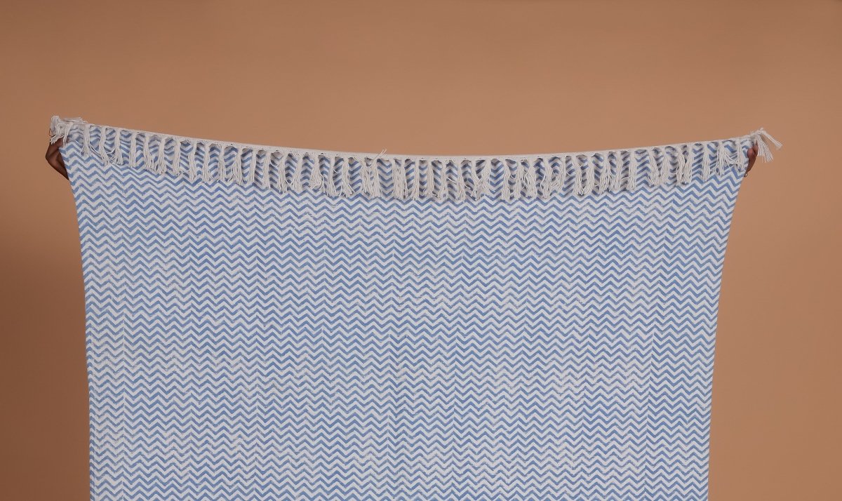 TILMI - Hand Block Printed Throw