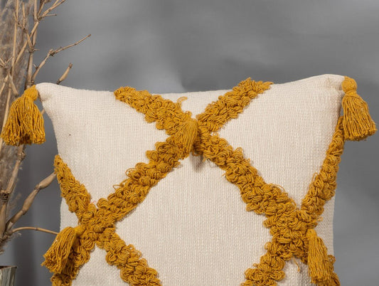 Tranquil pillow cover - texture close-up