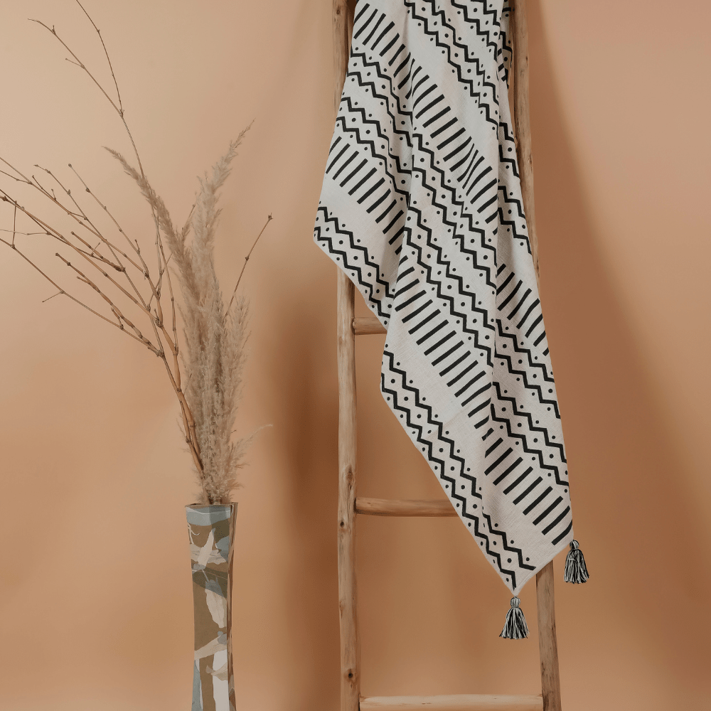 ULUYOL - Hand Block Printed Throw