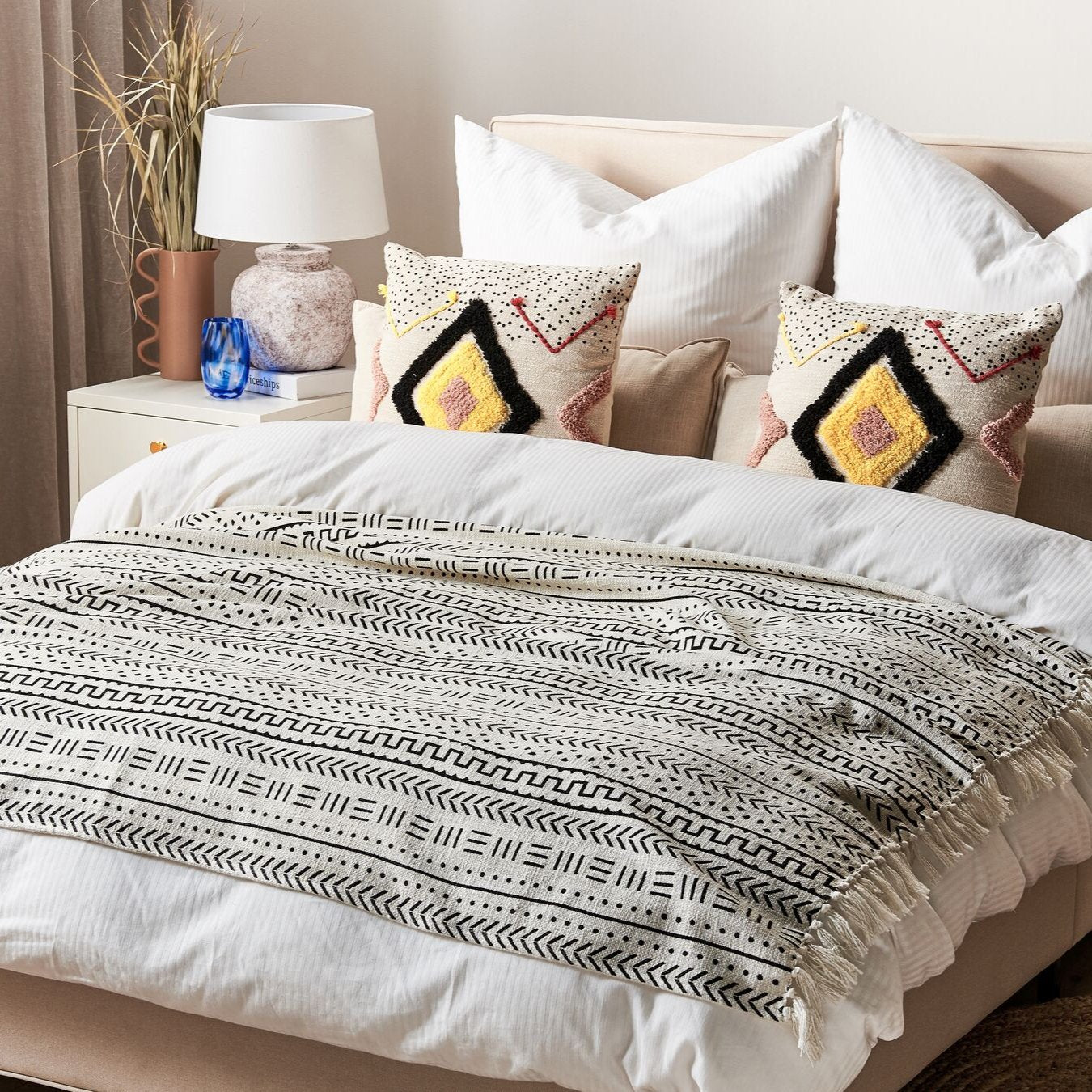 ACACIA - Hand Block Printed Throw