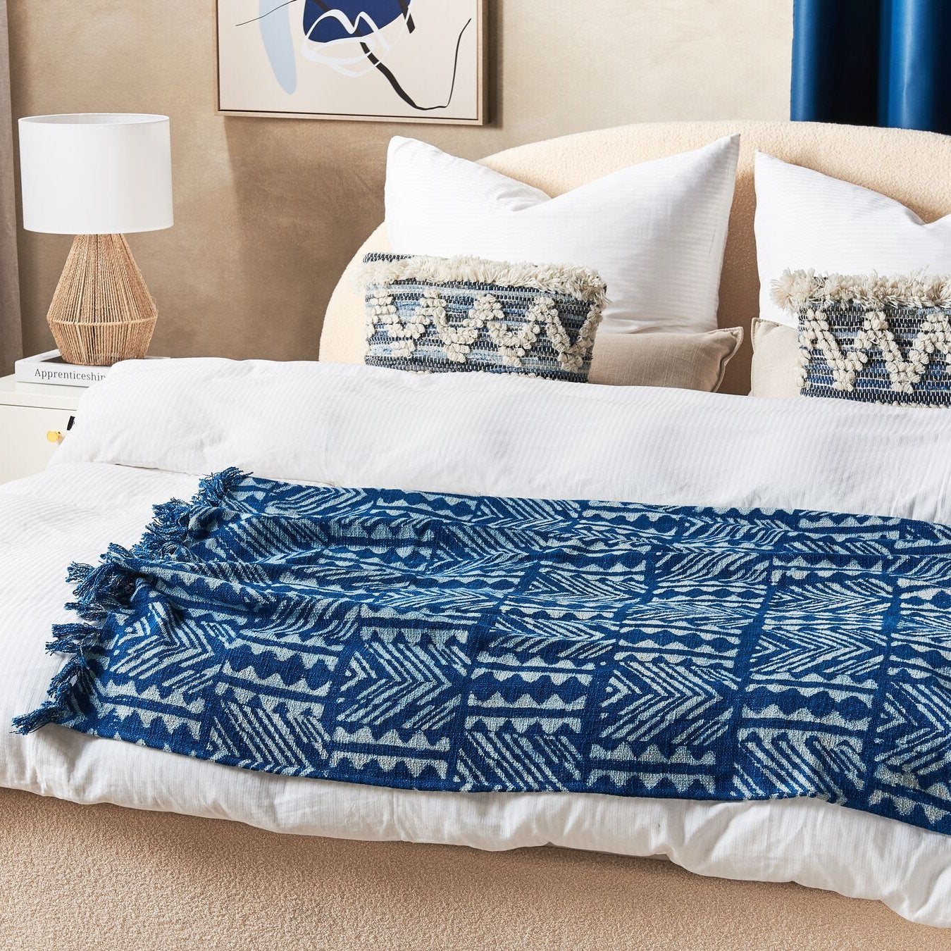 YERBENT - Cotton Embrodiery Throw