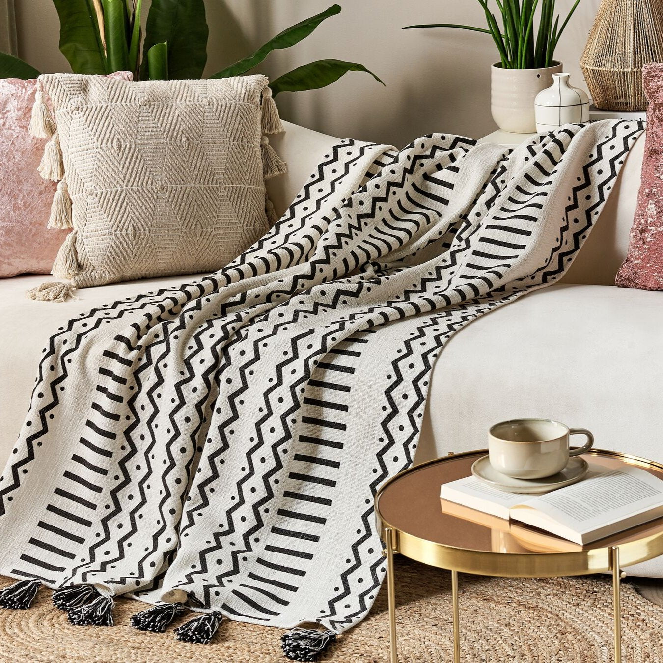 ULUYOL - Hand Block Printed Throw