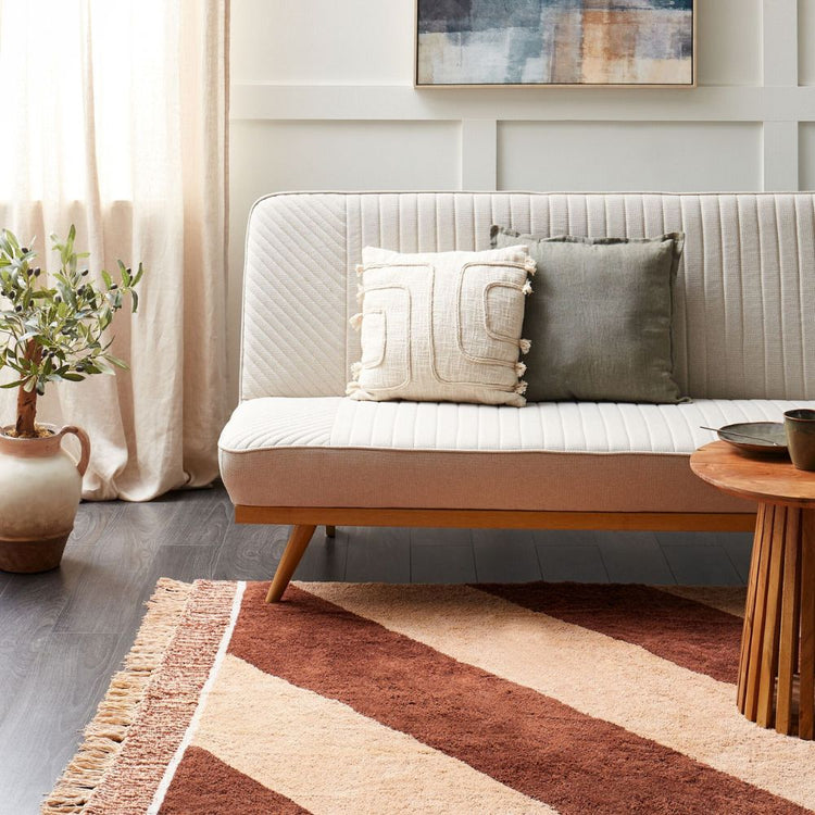 Vaani hand-tufted cotton area rug - main product view