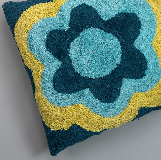 Wallflower pillow cover - styled room view