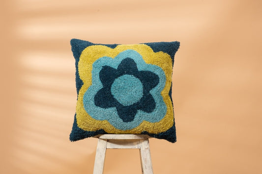 Wallflower pillow cover - detail view