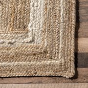 WILDWOOD BORDER BRAIDED RUG