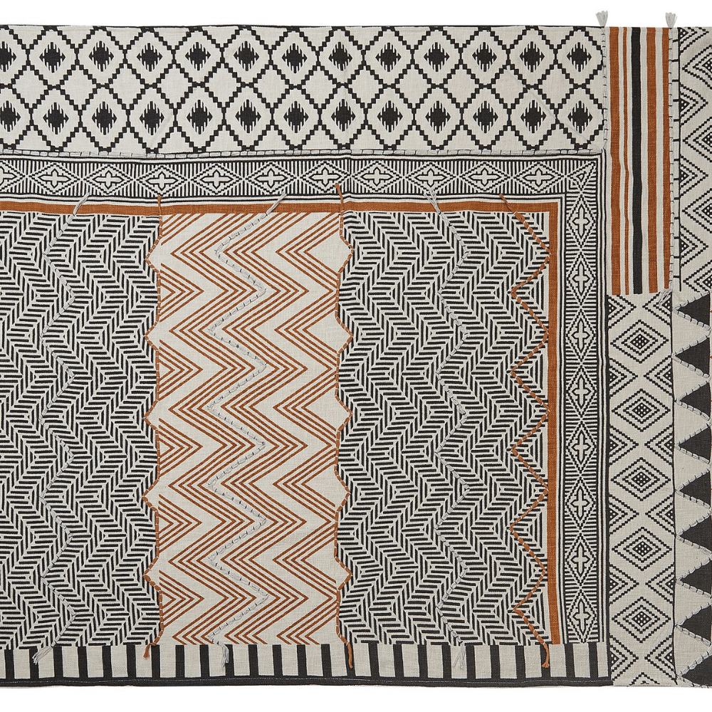 YARSELI -  Hand Block Printed Throw