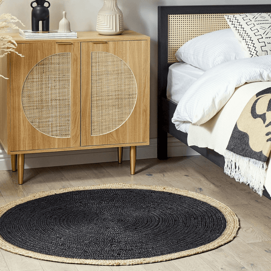 YENCE - Handcrafted Braided Jute Rug
