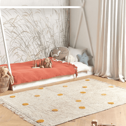 Yulafi hand-tufted cotton area rug - main product view